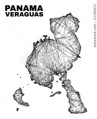 Network Irregular Mesh Veraguas Province Map 81288431