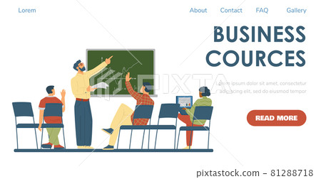 Web banner for education business courses, conference or seminars. 81288718