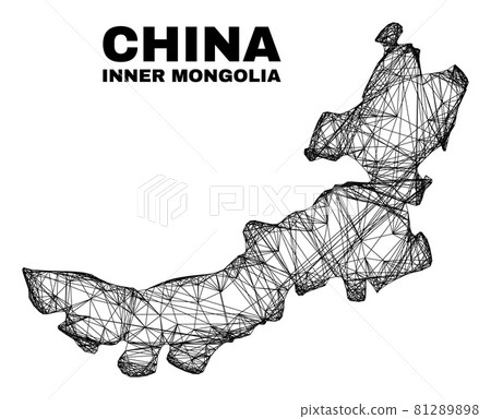 Network Irregular Mesh Inner Mongolia Map 81289898
