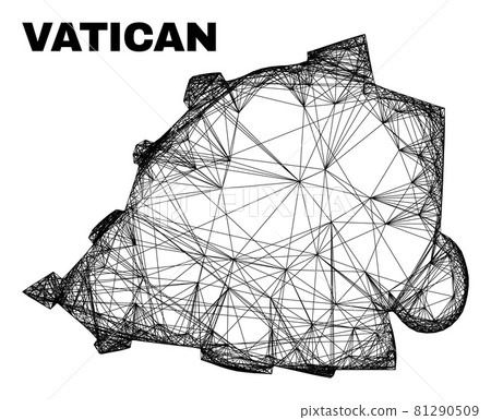 Net Irregular Mesh Vatican Map 81290509