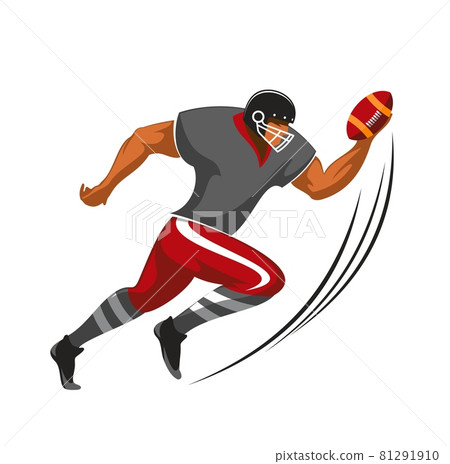 Running back player american football game athlete 81291910