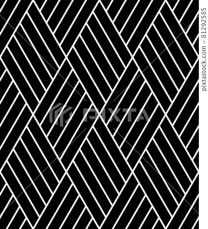Seamless geometric striped diamonds pattern and texture. Seamless geometric striped diamonds pattern and texture. 81292585