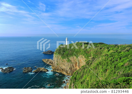 [Kochi Prefecture] Cape Ashizuri under sunny weather 81293446