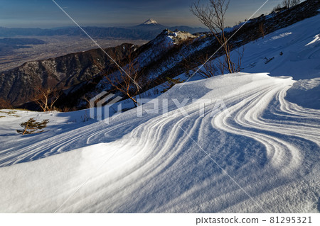 View of Sukabra and Mt. Fuji in the Southern Alps, Mt. Hoo, Mt. Kannon View of Sukabra and Mt. Fuji in the Southern Alps, Mt. Hoo, Mt. Kannon 81295321