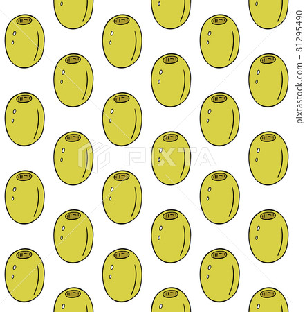 Vector seamless pattern of hand drawn olives - Stock Illustration ...