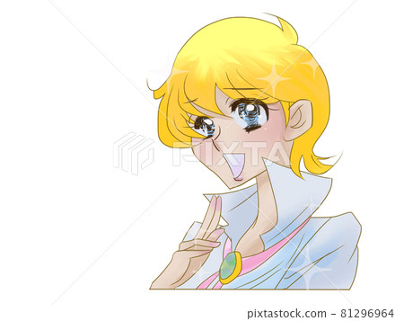 Retro shojo manga person 81296964