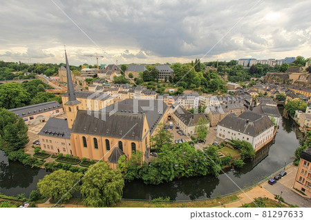 Ancient town in central Luxembourg, dominated by the partly ruined Larochette Castle Ancient town in central Luxembourg, dominated by the partly ruined Larochette Castle 81297633