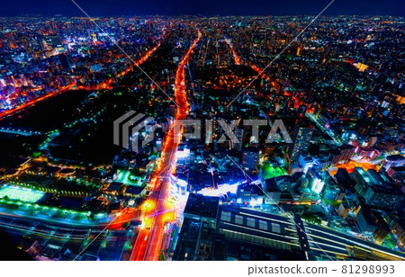 Osaka night view 81298993