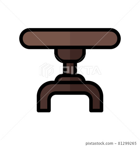 illustration vector and logo table flat style. icon on white background. Icon sign from modern collection for mobile concept and web apps design. Nice design perfect. 81299265