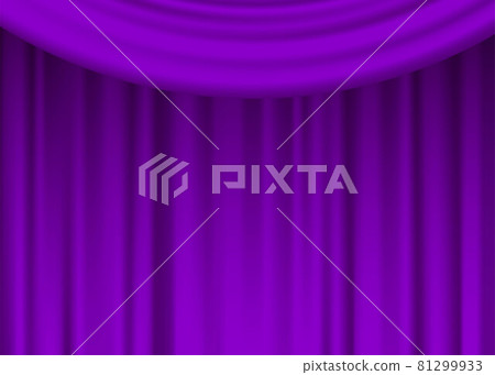 Purple curtain background illustration material vector Purple curtain background illustration material vector 81299933