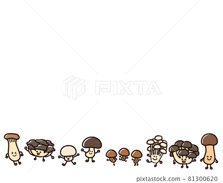 蘑菇字線框 81300620