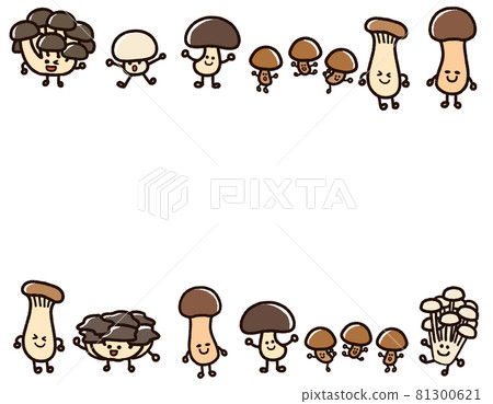 蘑菇字線框 81300621