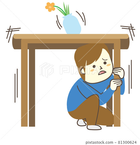 地震後立即躲起來的人 81300624