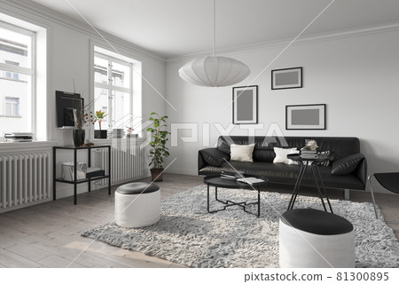 modern living interior 81300895