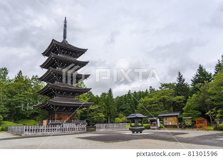 仙台青葉區如來“西法寺”五層塔 81301596