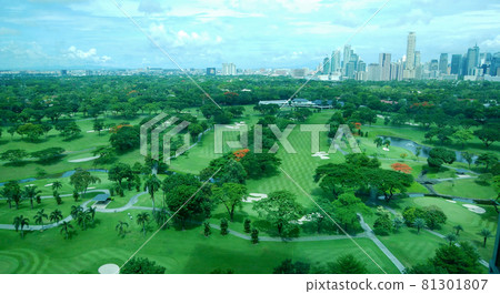 從高處看菲律賓高爾夫球場 81301807