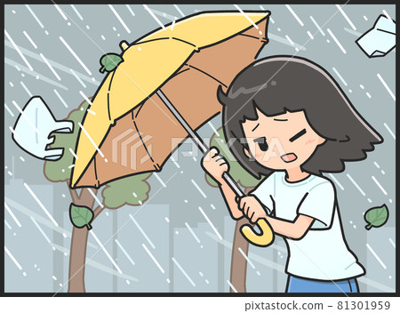 一個能經受住大風大雨的女孩 81301959
