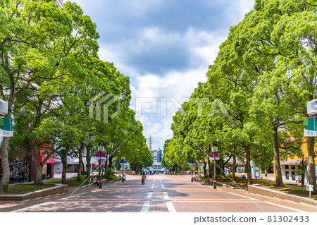 [Tokyo] Beautifully maintained cityscape around Tama Center Station 81302433