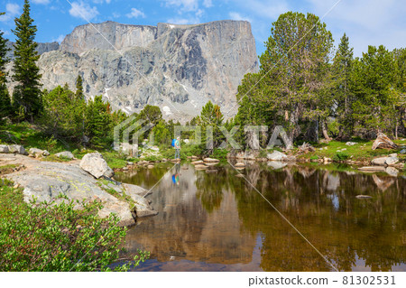 Hike in mountains Hike in mountains 81302531