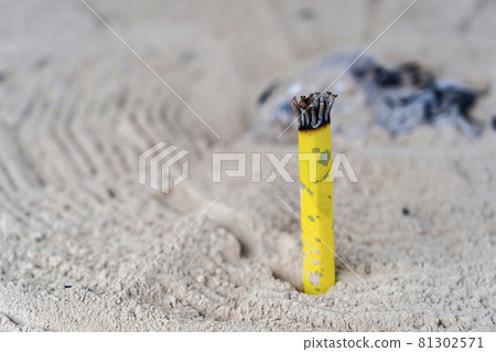 A bunch of burning incense sticks incense burner A bunch of burning incense sticks incense burner 81302571
