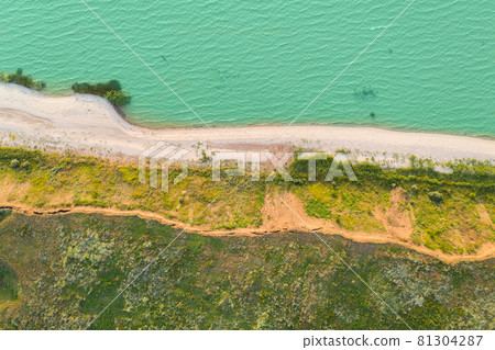 Sea coast. Aerial view  81304287