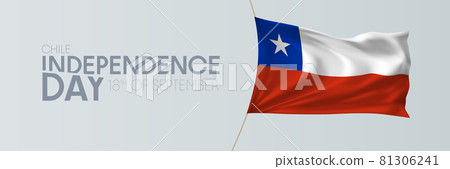 Chile independence day vector banner, greeting card. Chile independence day vector banner, greeting card. 81306241
