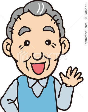 Elderly man_70s_color_upper body 81306438