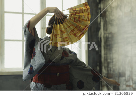 Kimono Japanese dance Japanese dance image 81306859