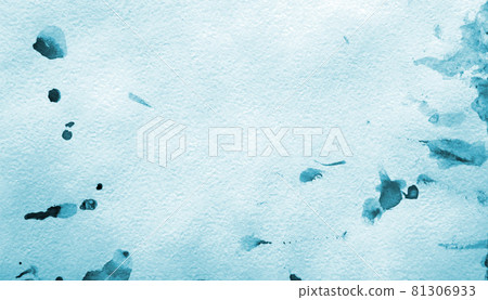 Abstract blue watercolor on paper texture as background. Abstract blue watercolor on paper texture as background. 81306933