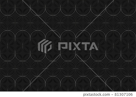 Dark Repetitive Circle Seamless Pattern Dark Repetitive Circle Seamless Pattern 81307106