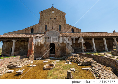Basilica and Cathedral of Santa Maria Assunta in Torcello Island - Venice Italy Basilica and Cathedral of Santa Maria Assunta in Torcello Island - Venice Italy 81307177