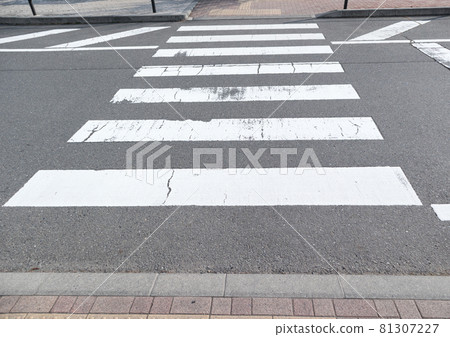 Zebra crossing trespassing with some faded Zebra crossing trespassing with some faded 81307227
