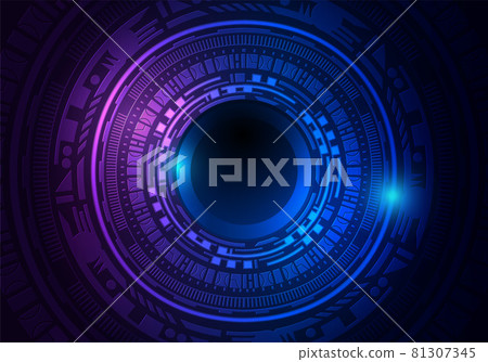 Sci fi Technology Digital Network art background.circuit futuristic concept, vector illustration. 81307345