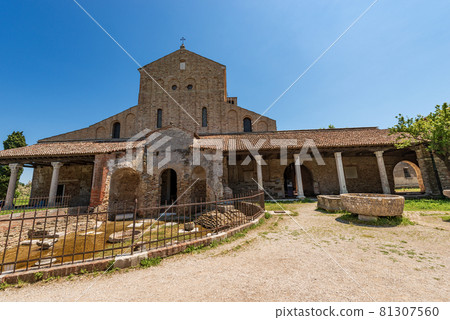 Basilica and Cathedral of Santa Maria Assunta in Torcello Island - Venice Italy 81307560