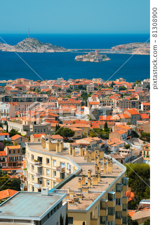 View of Marseille town. Marseille, France 81308900