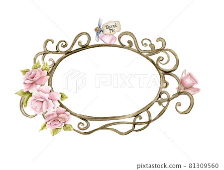 Frame with rose Frame with rose 81309560