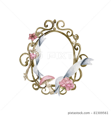 Frame with rose for wedding decor Frame with rose for wedding decor 81309561