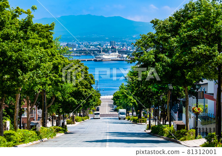 Hokkaido Hakodate Hachimanzaka and Hakodate Port 81312001