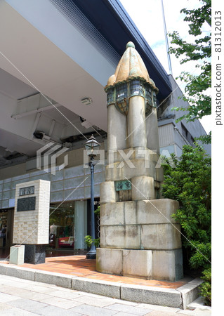 1 Ginza, Chuo-ku, Tokyo Brick Ginza monument Gas lamp Ginza 1-chome Ginza-dori Kyobashi 81312013