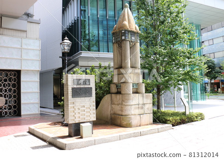 1 Ginza, Chuo-ku, Tokyo Brick Ginza monument Gas lamp Ginza 1-chome Ginza-dori Kyobashi 81312014