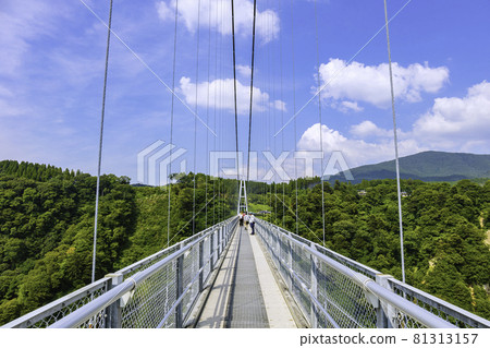 Kokonoe Yume Otsurihashi, the tallest sidewalk in Japan (Kokonoe Town, Kusu District, Oita Prefecture) Kokonoe Yume Otsurihashi, the tallest sidewalk in Japan (Kokonoe Town, Kusu District, Oita Prefecture) 81313157