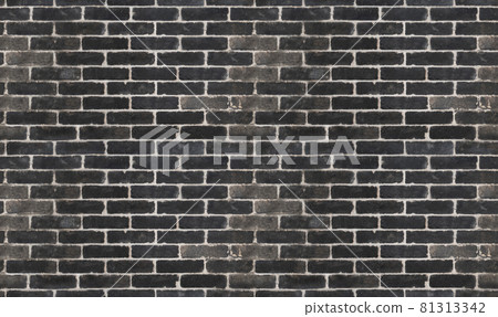 Seamless brick wall concrete texture. Weathered brick wall texture. Old brick wall exterior. 81313342
