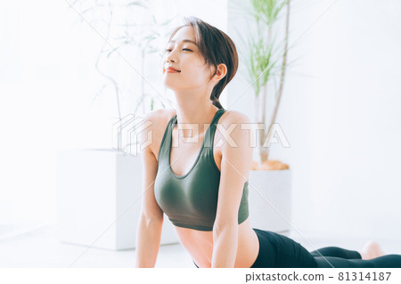 健身女性 81314187