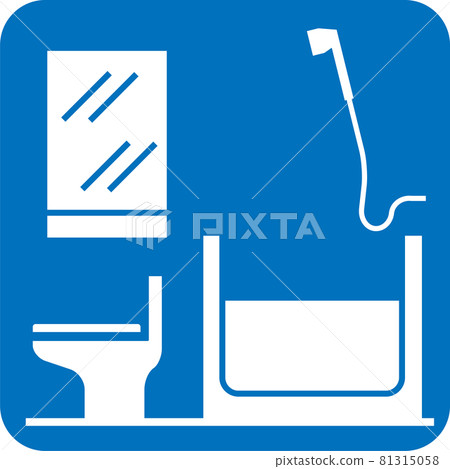 Unit bath pictogram 81315058