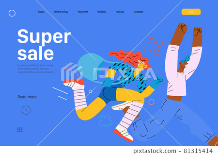 Discounts, sale, promotion, web template. Flat vector Discounts, sale, promotion, web template. Flat vector 81315414