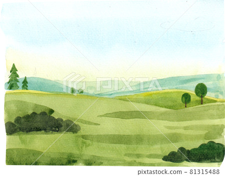 Farmer with animal concept watercolor Farmer with animal concept watercolor 81315488