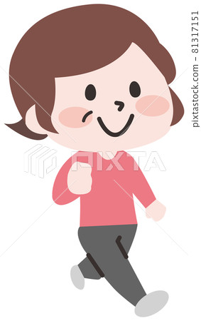 二頭_走的資深婦女 81317151