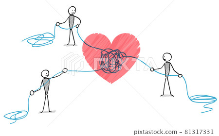 People who untie the thread that entwines the heart People who untie the thread that entwines the heart 81317331