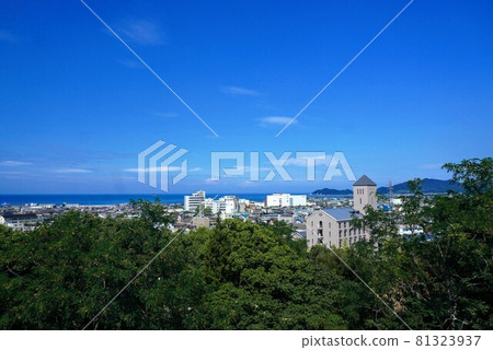 Scenery from the observation deck of Maeyama Park ③ [Sanbonmatsu, Higashikagawa City, Kagawa Prefecture] 81323937
