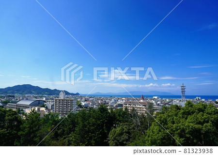 Scenery from the observation deck of Maeyama Park ④ [Sanbonmatsu, Higashikagawa City, Kagawa Prefecture] 81323938